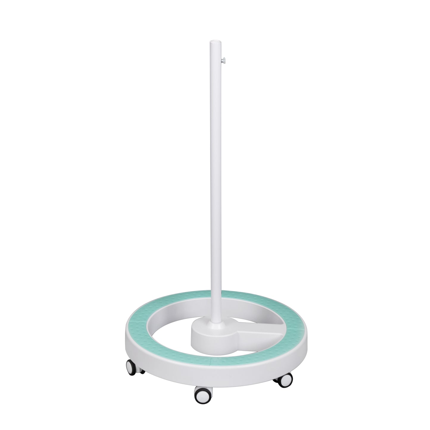 Lumeno trípode rodante 6159 con anillo de pie en verde, gris o negro, versión de diseño