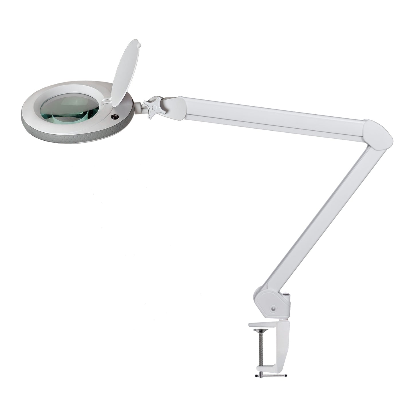 Lumeno 7213/7215/7218 Lámpara lupa/lámpara de trabajo 96 LED, borde de goma de color