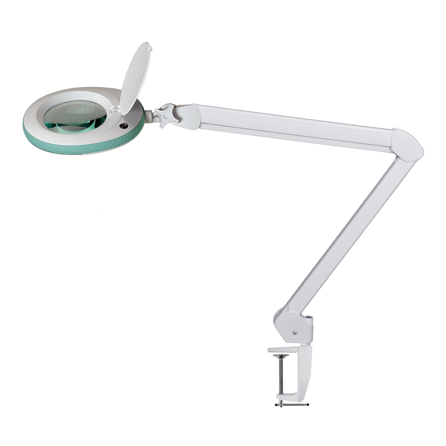 Lumeno 7213/7215/7218 Lámpara lupa/lámpara de trabajo 96 LED, borde de goma de color