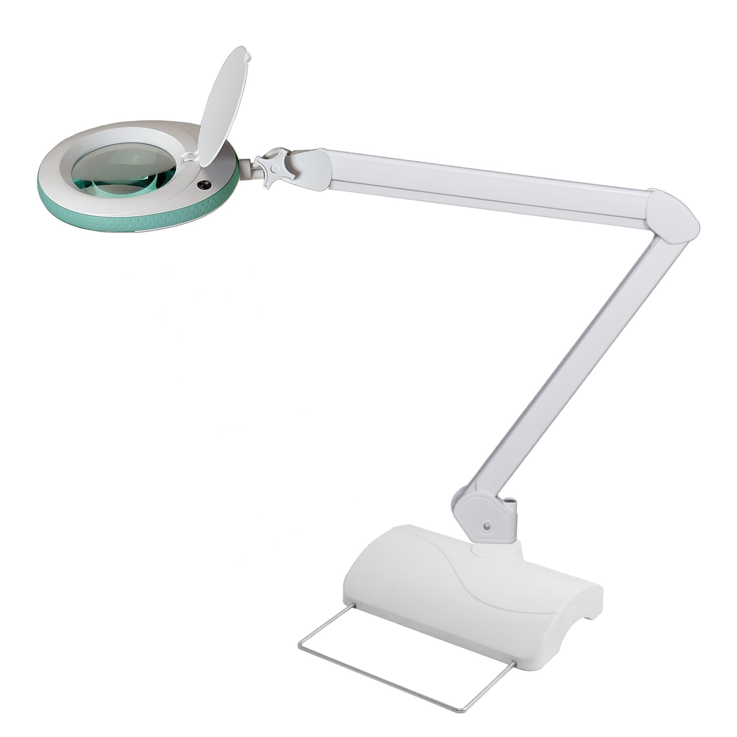 Lumeno 7213/7215/7218 Lámpara lupa/lámpara de trabajo 96 LED, borde de goma de color