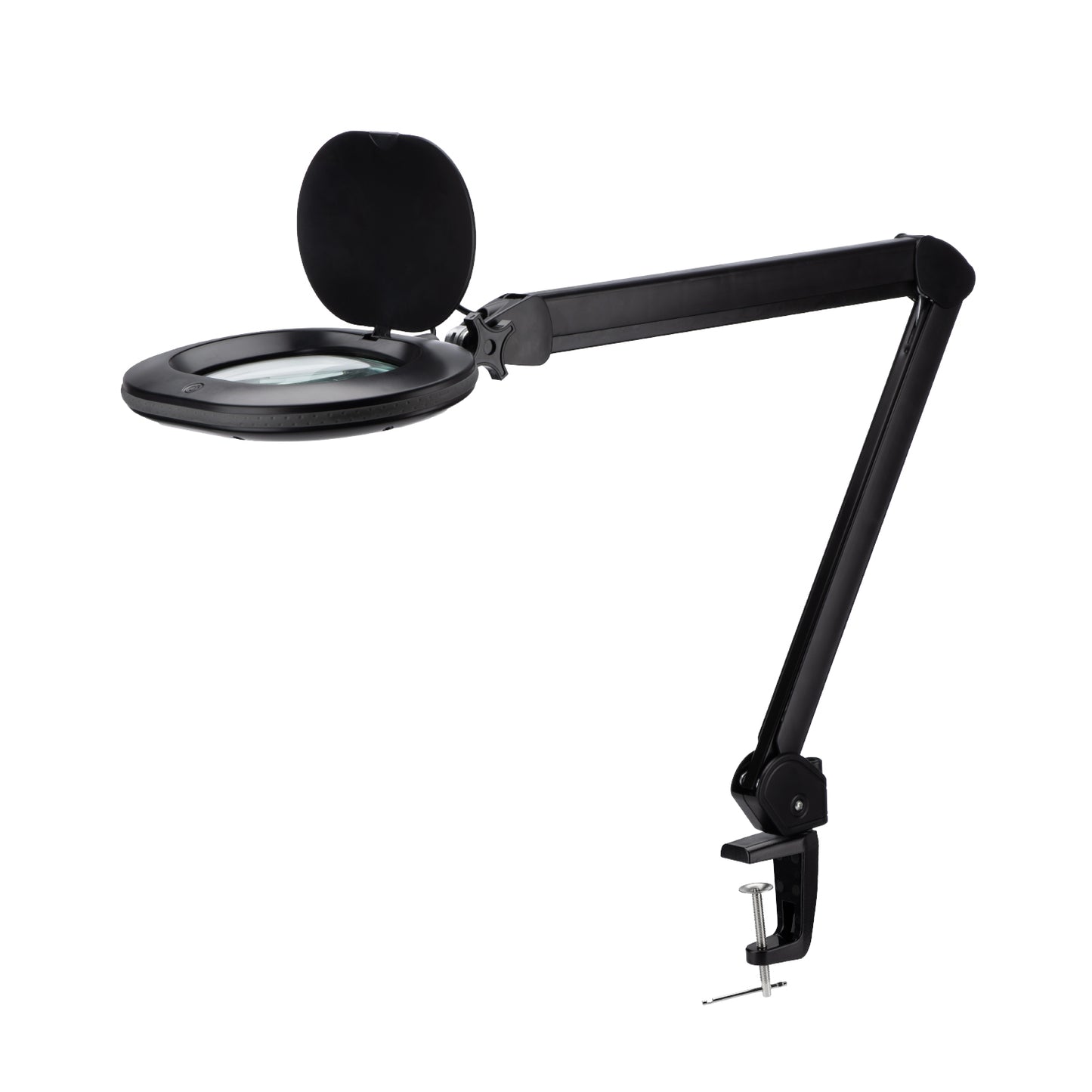 Lumeno 861XGR Lámpara lupa/lámpara de trabajo con 60 LEDs lente oval, anillo de goma