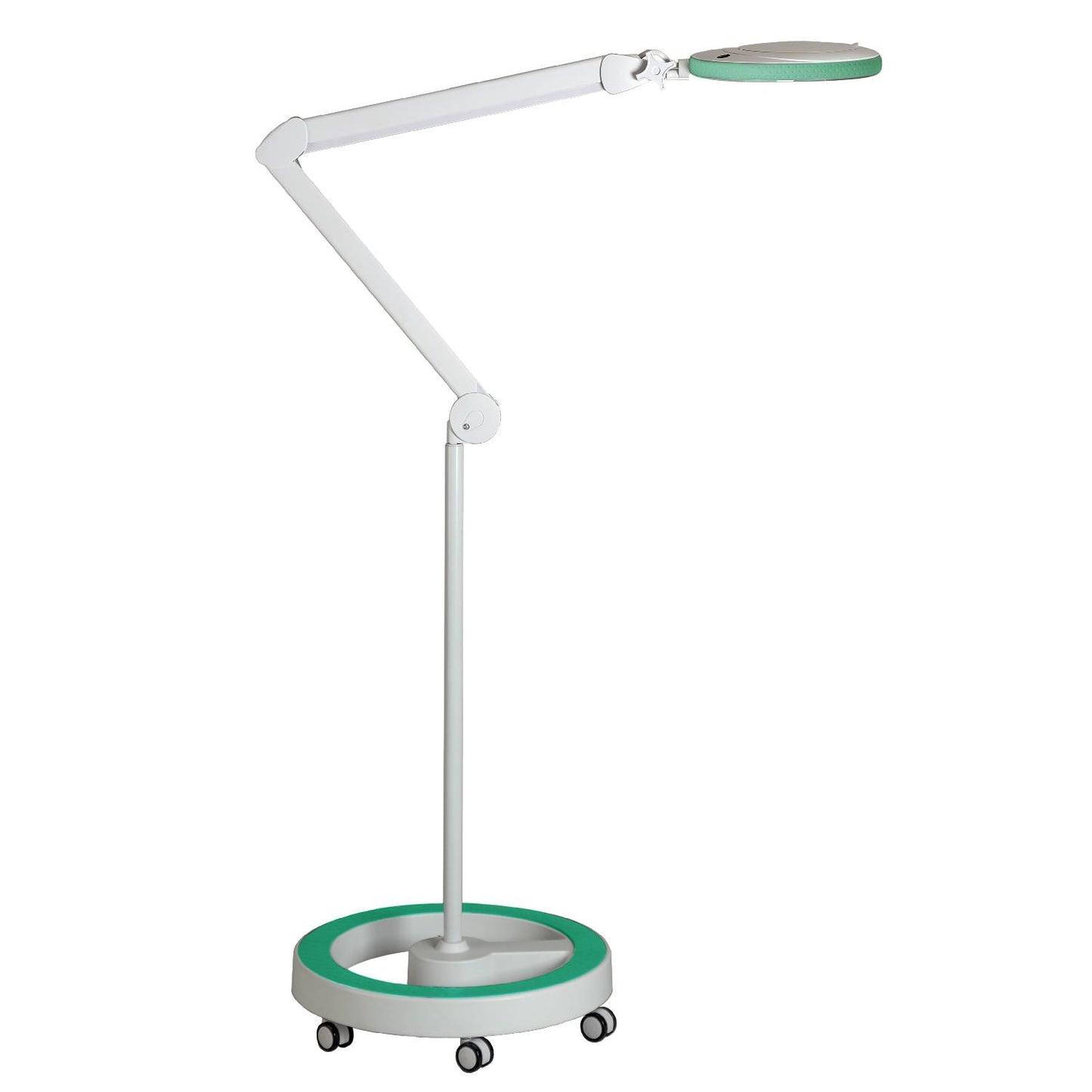 Lumeno 7213/7215/7218 Lámpara lupa/lámpara de trabajo 96 LED, borde de goma de color