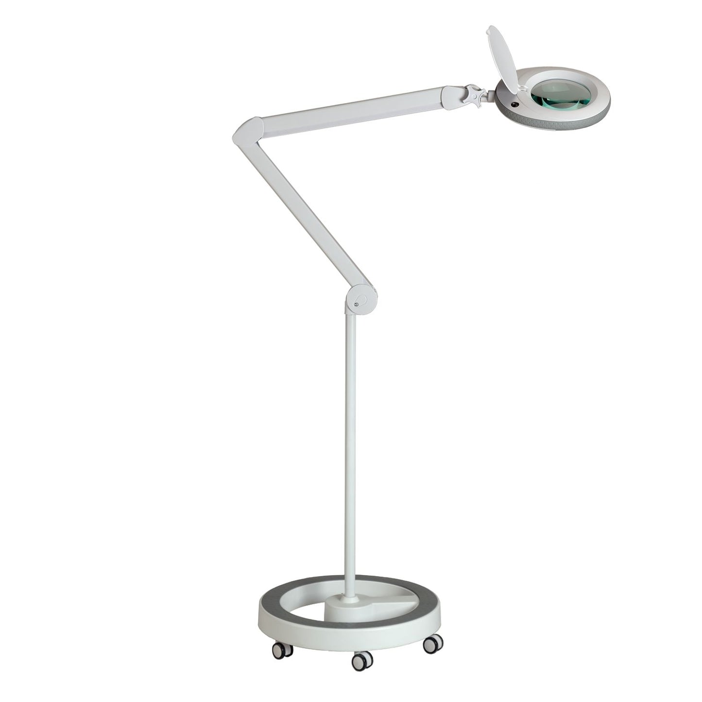 Lumeno 7213/7215/7218 Lámpara lupa/lámpara de trabajo 96 LED, borde de goma de color