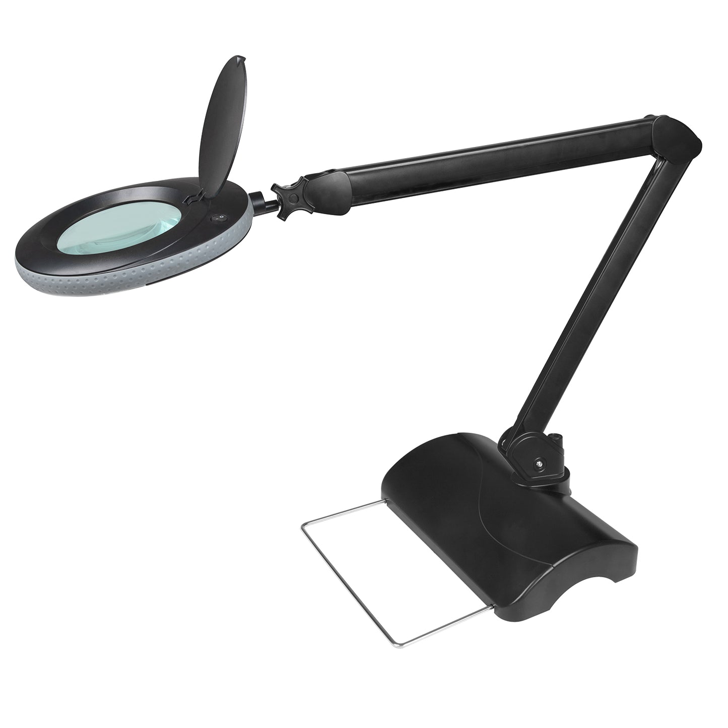 Lumeno 7213/7215/7218 Lámpara lupa/lámpara de trabajo 96 LED, borde de goma de color