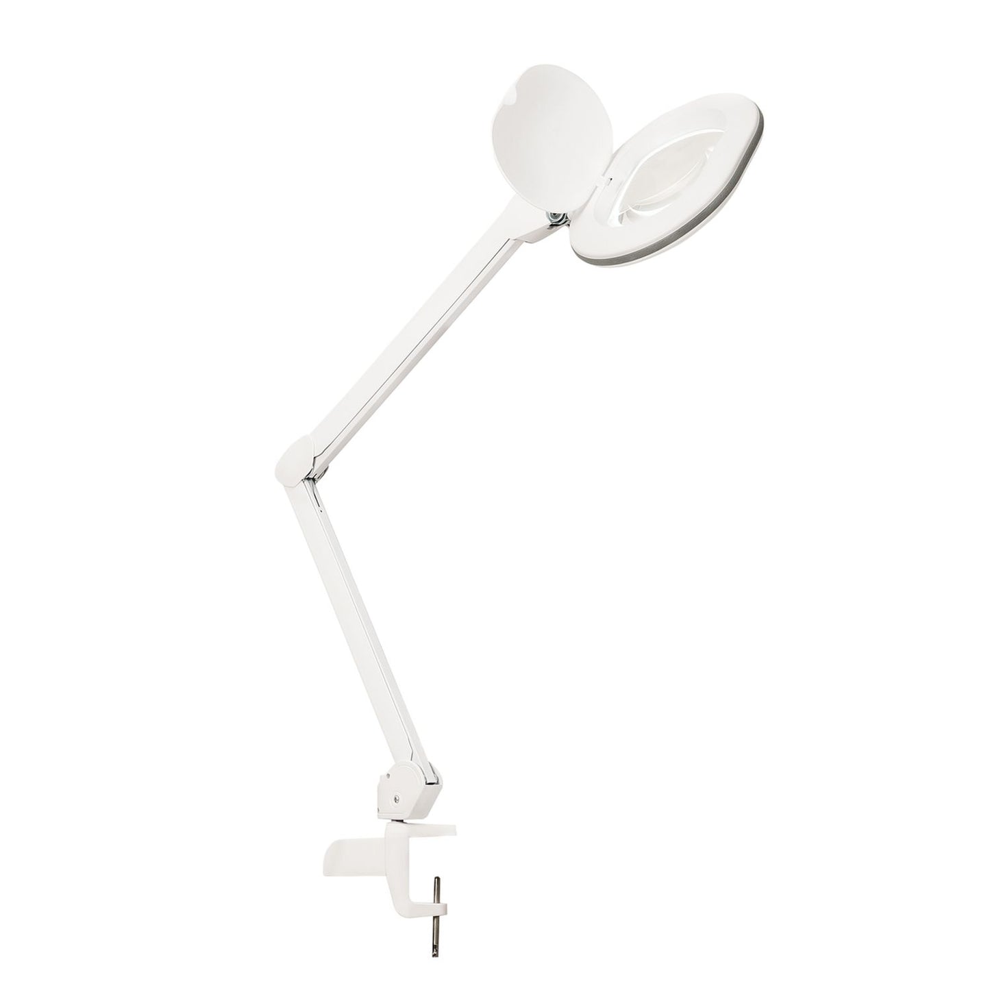 Lumeno 861XGR Lámpara lupa/lámpara de trabajo con 60 LEDs lente oval, anillo de goma